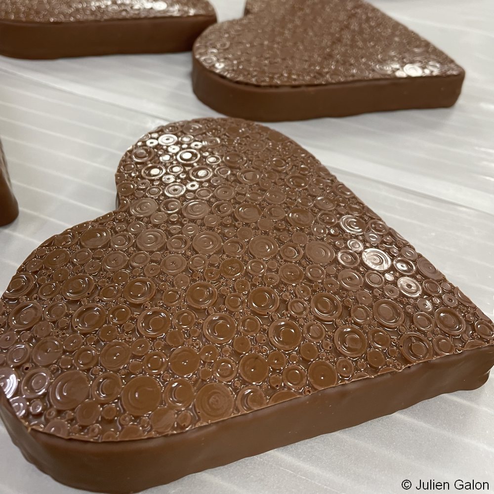 Moule à entremets - Cœur Plat 600ml