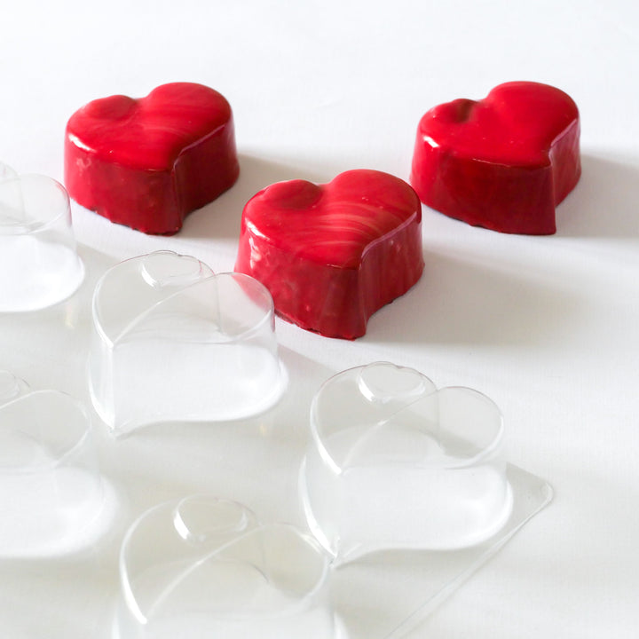 Moules à mini-coeurs