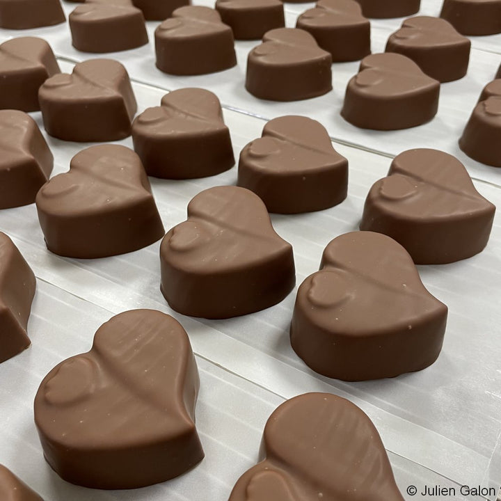 Plateau entremets individuels - 6 moules Mini-Cœurs