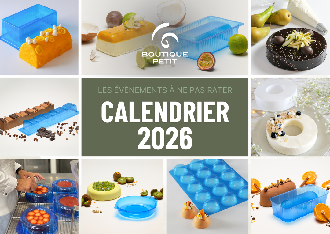 Calendrier 2026 des évènements en pâtisserie