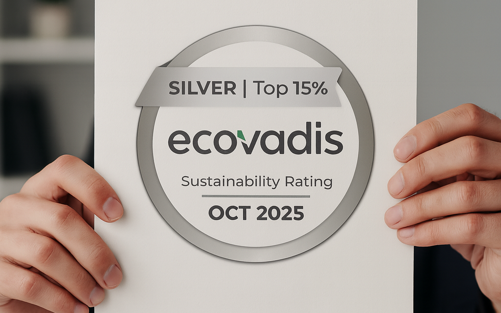 PETIT obtient la médaille Ecovadis Argent pour sa RSE !