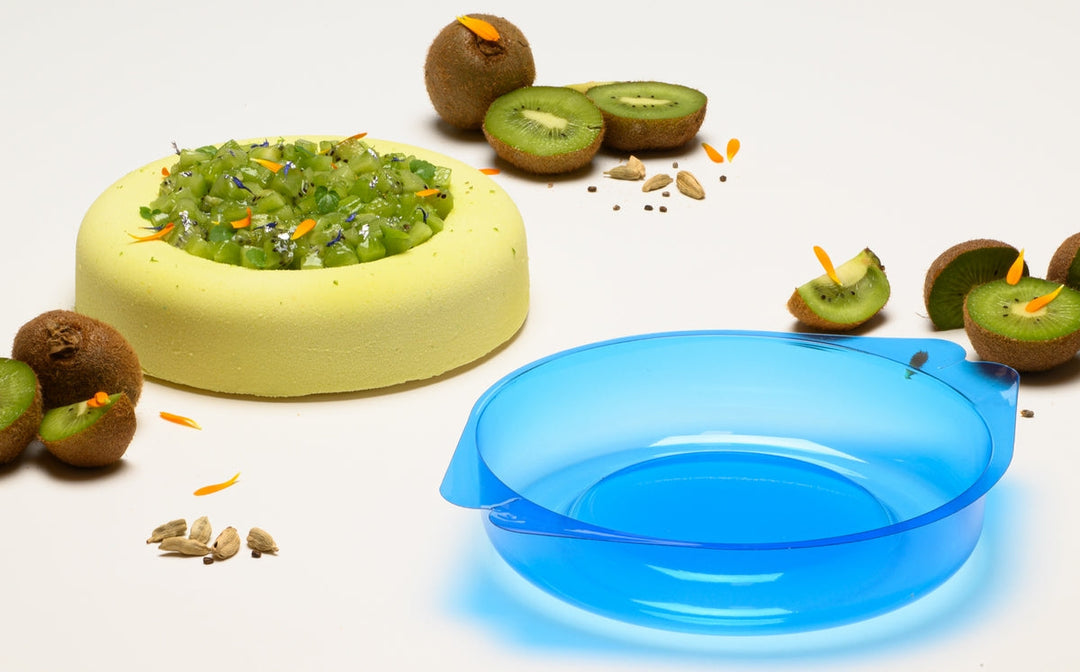 Recette de chef : entremets kiwi-cardamome