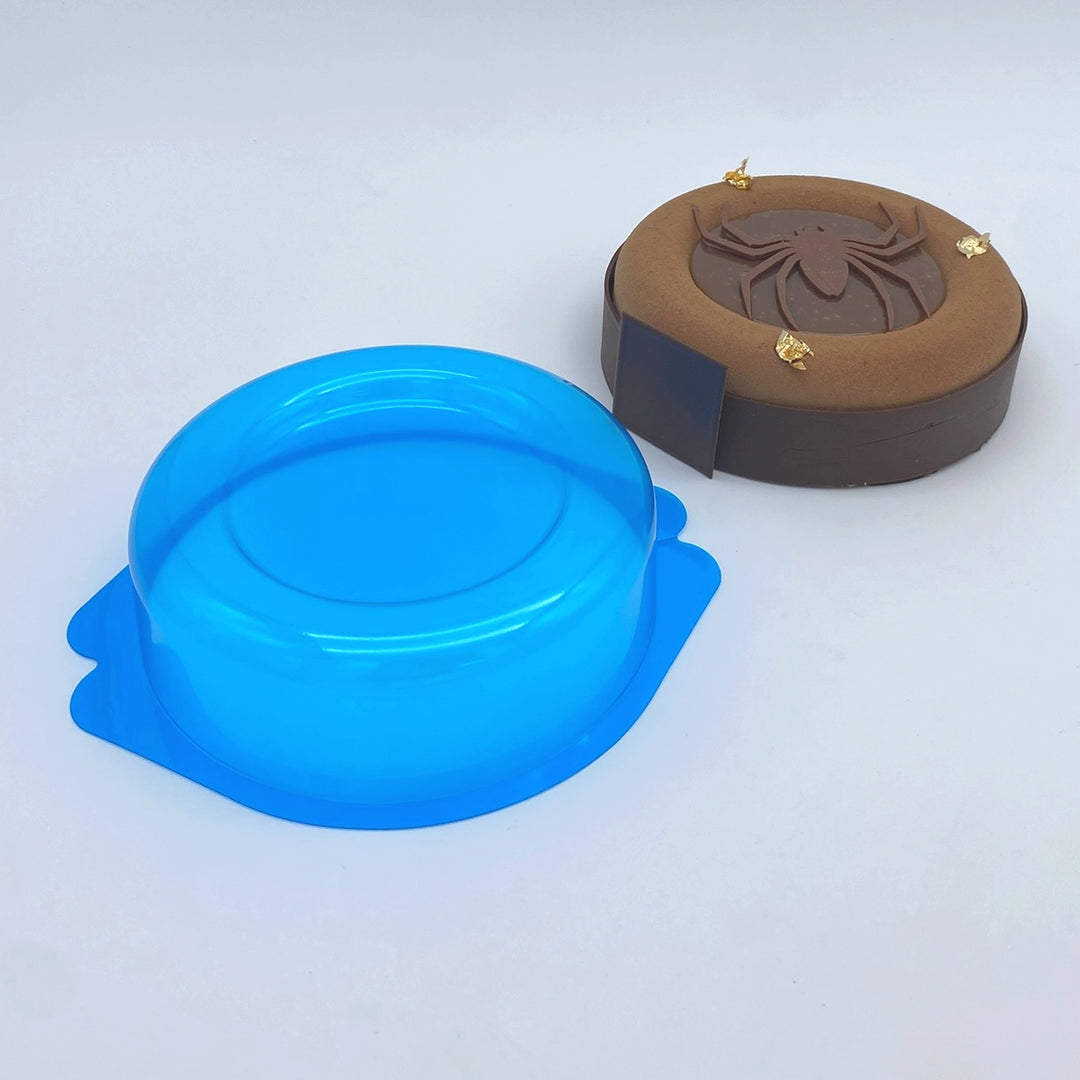 Moule à entremets - Rond bords arrondis avec nid H45 Ø140