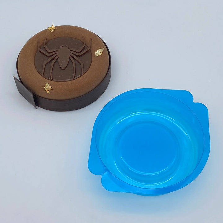 Moule à entremets - Rond bords arrondis avec nid H45 Ø140