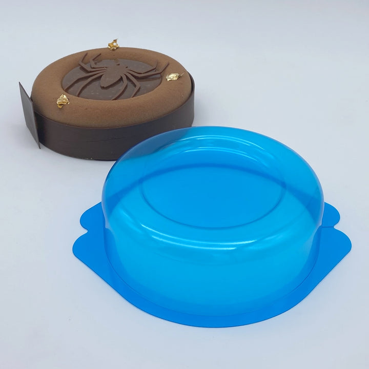 Moule à entremets - Rond bords arrondis avec nid H45 Ø140