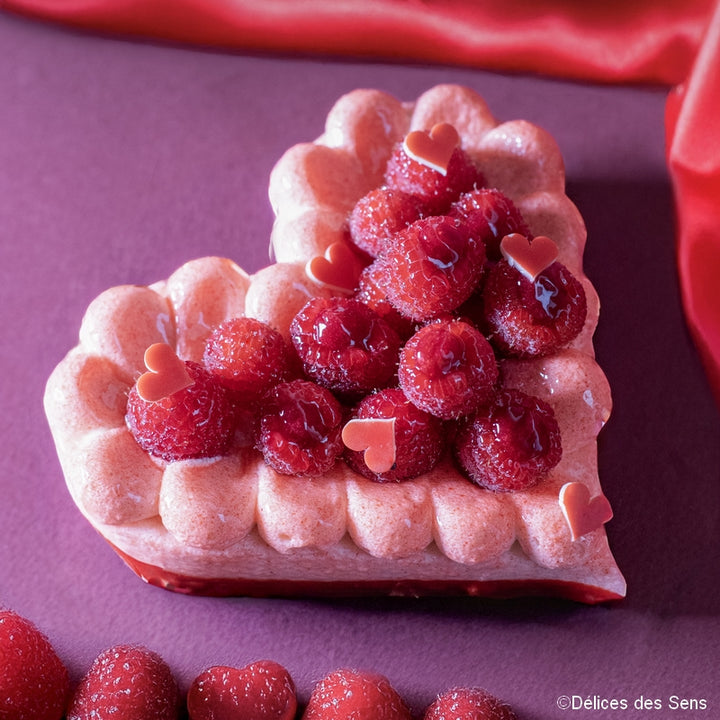 Moule à entremets - Cœur Plat 600ml