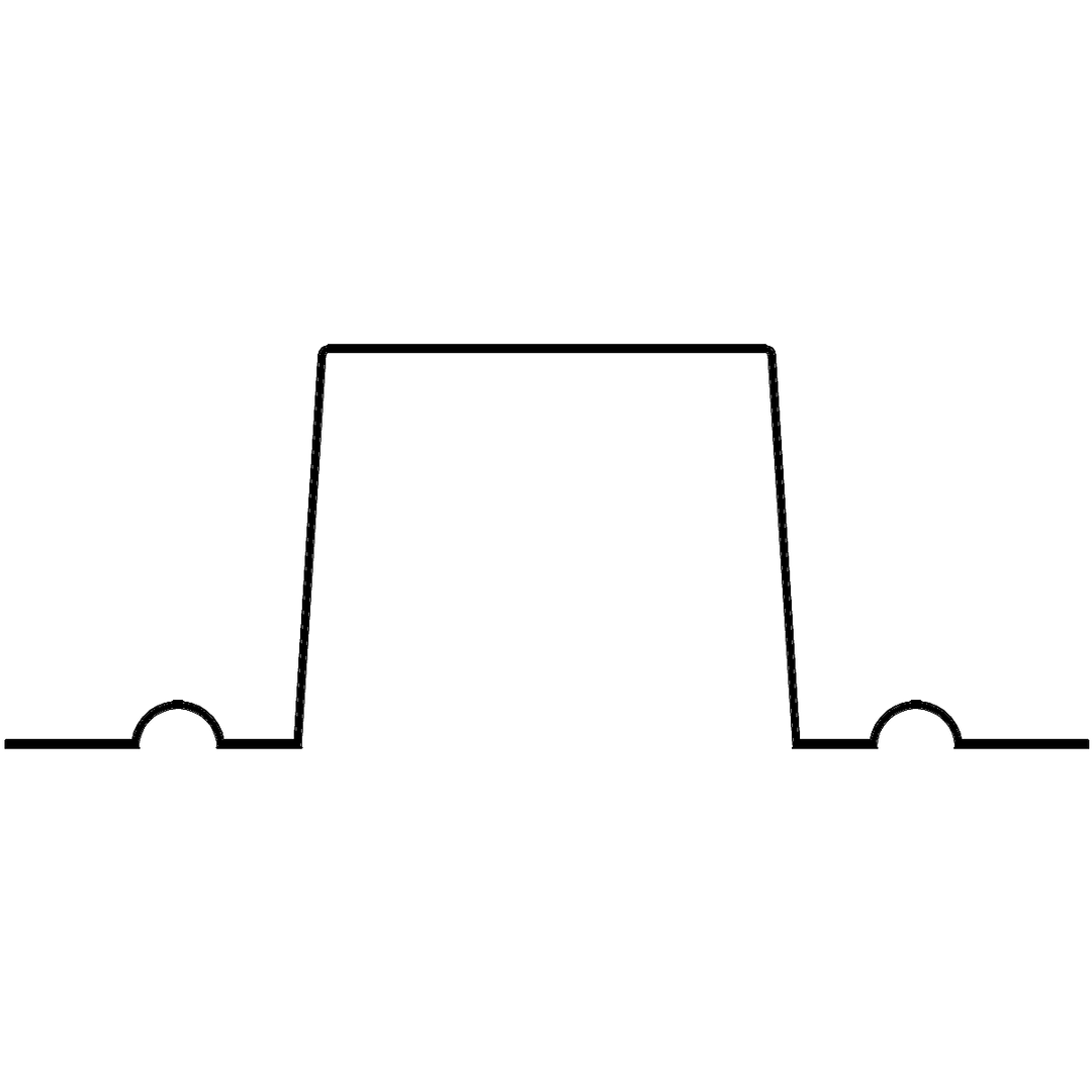 Yule log mold - Square PM N°34