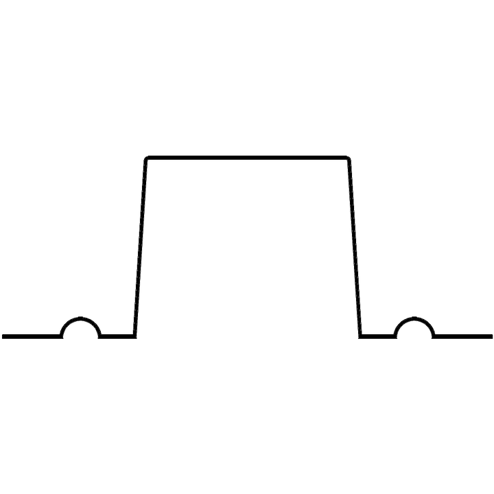 Yule log mold - Square PM N°34