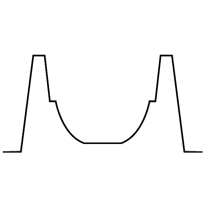 Yule log mold - Facets PM N°9