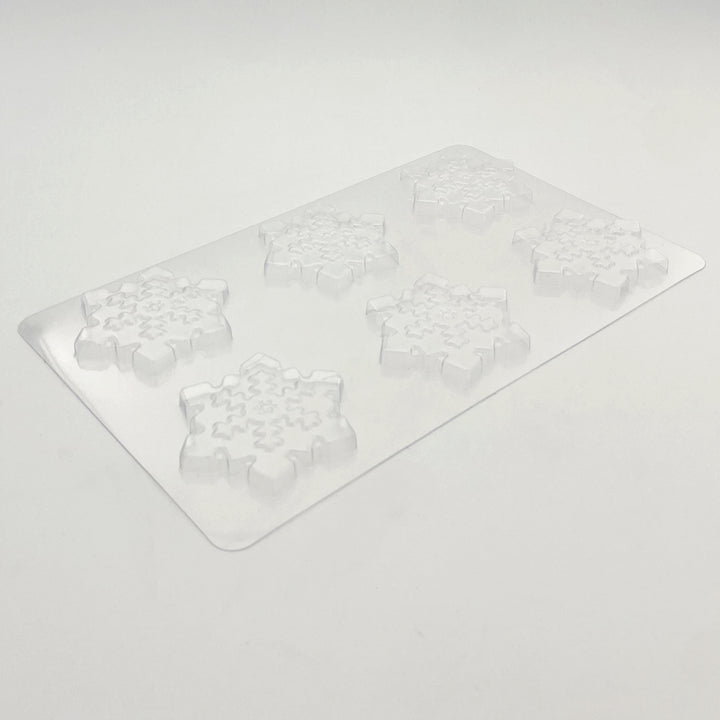 Plateau décors chocolat - 6 flocons