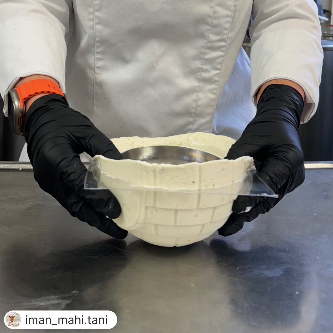 Individual dessert tray - 4 Igloo molds