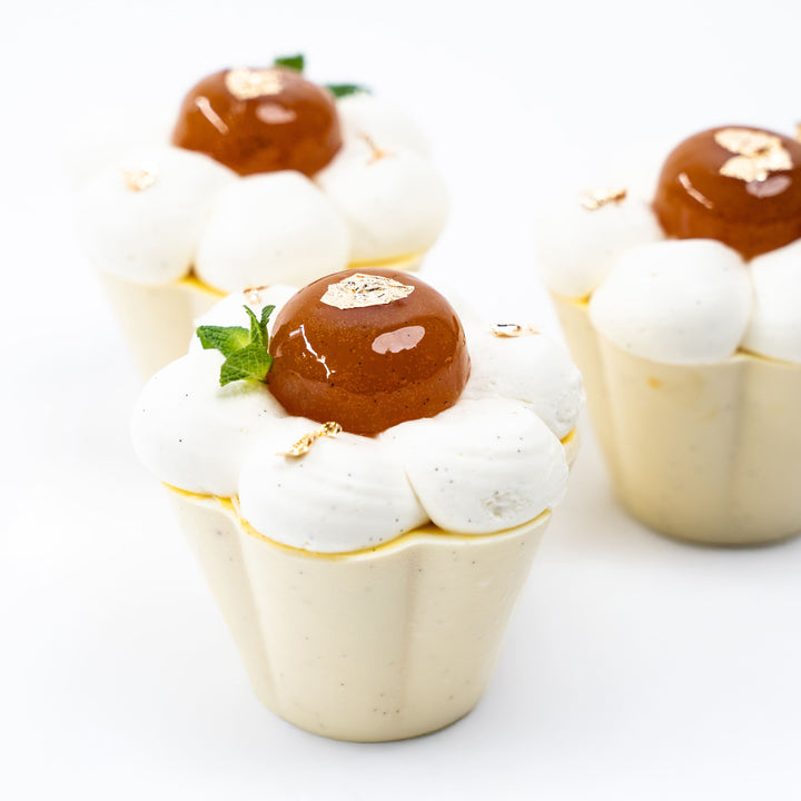 Plateau entremets individuels - 6 moules Mini marguerite