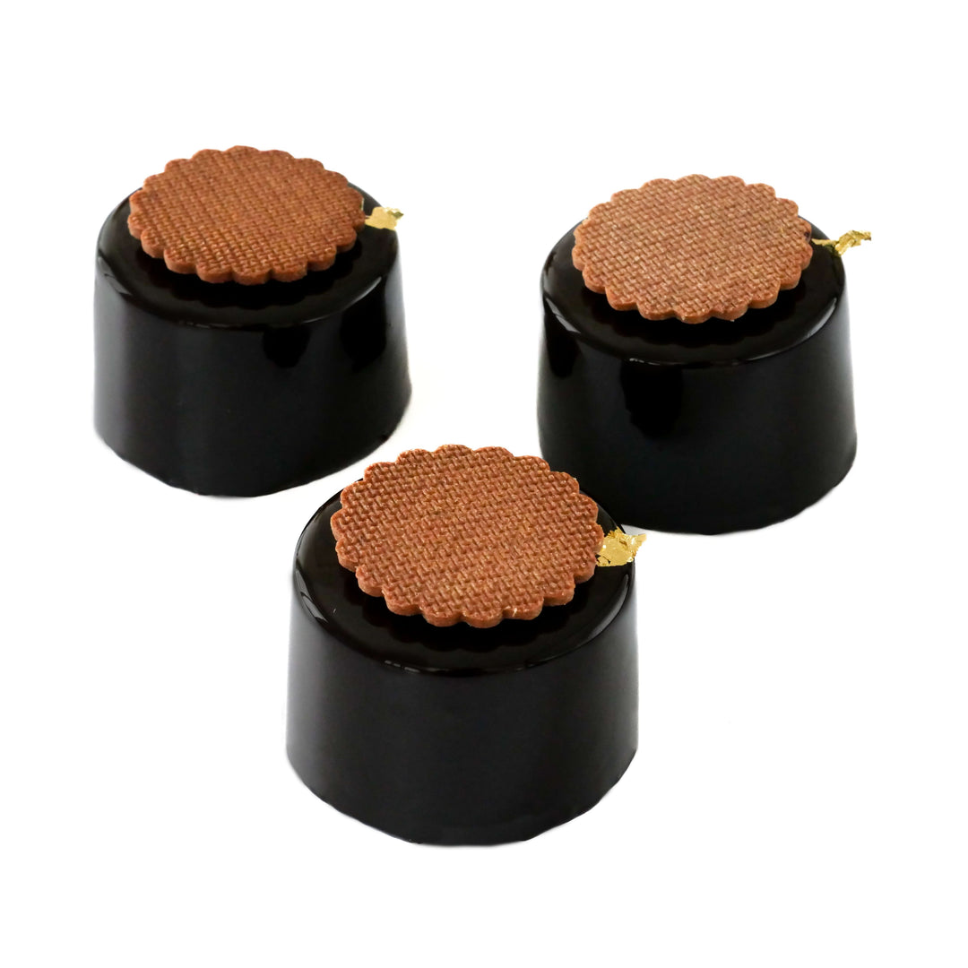 Plateau entremets individuels - 6 moules entremets ronds H40 Ø65