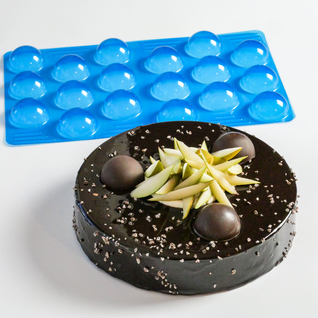 Moule à chocolat professionnel demi-sphères 4 cm