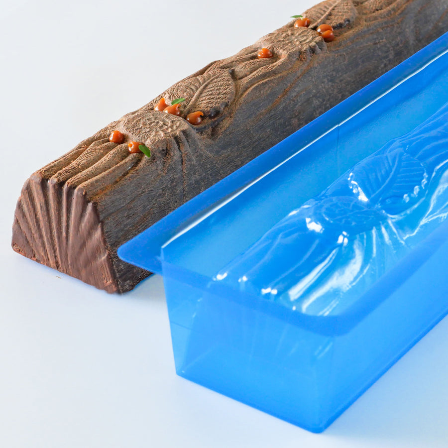 Moule à bûche décoratif