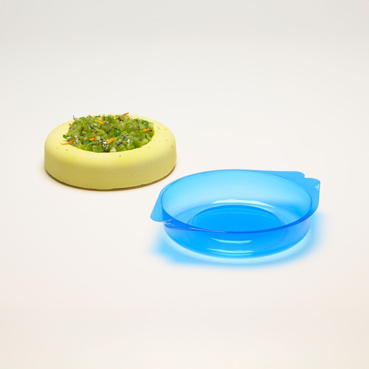 Moule à entremets - Rond bords arrondis avec nid H40 Ø180