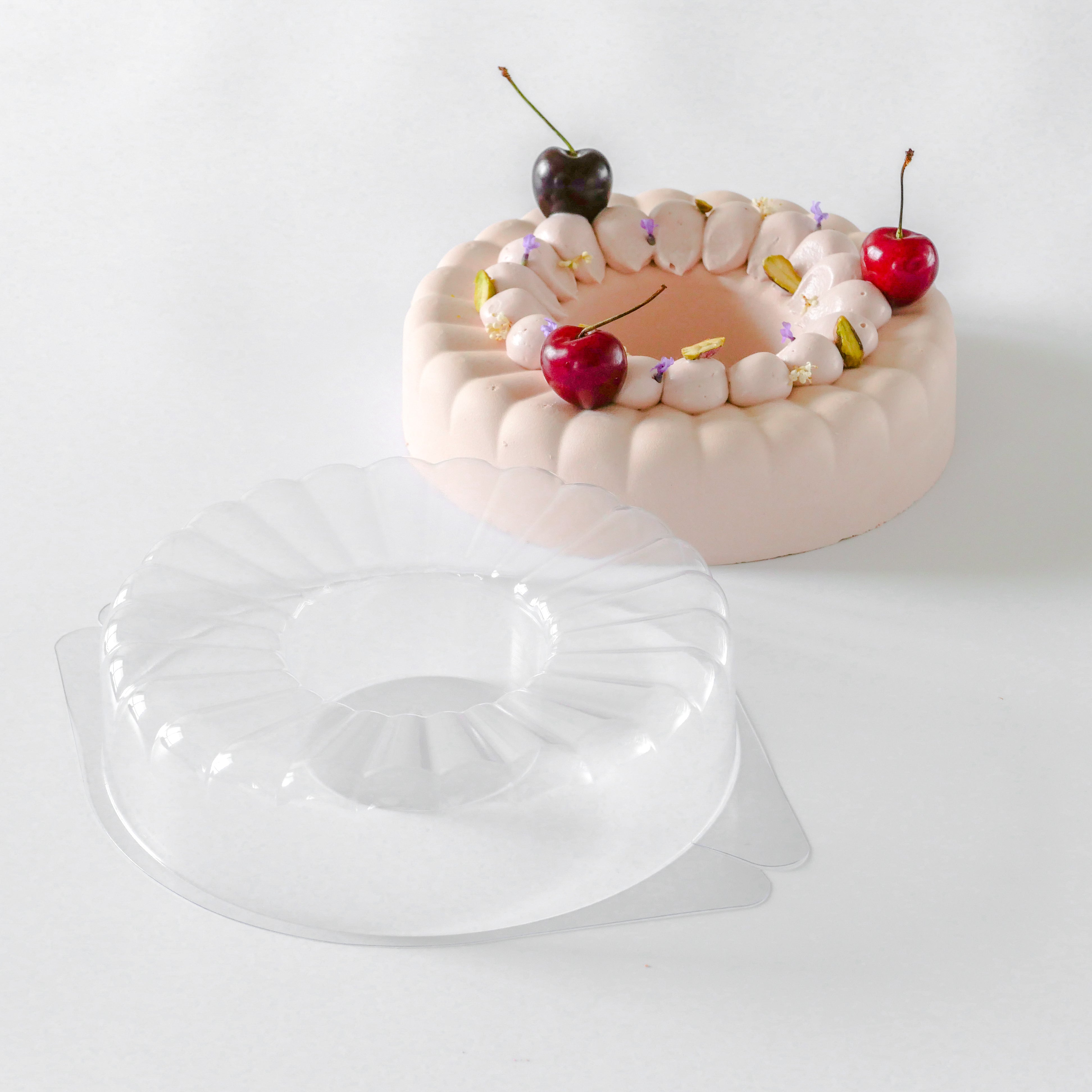 Pochoir à Gâteau Transparent En Plastique PET - Moule Réutilisable Pour Décorations Chocolat, Fondant Et Glaçage 70x15 Cm - 2