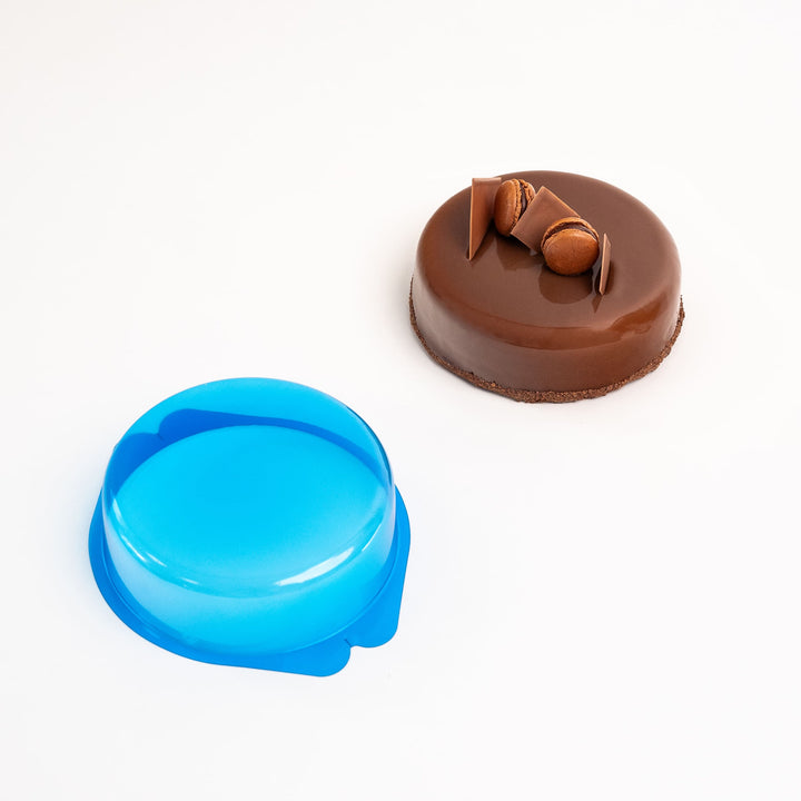 Molde para postre - Bordes redondeados redondos Alt.45 Ø140