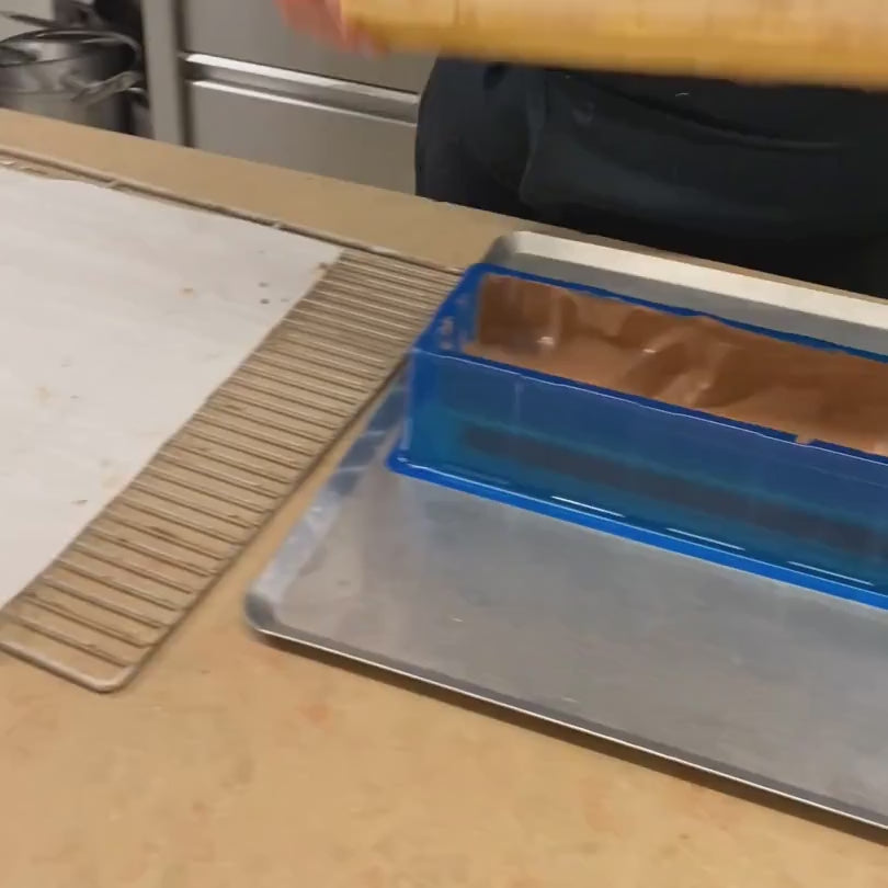 Yule log mold - Half round PM N°3
