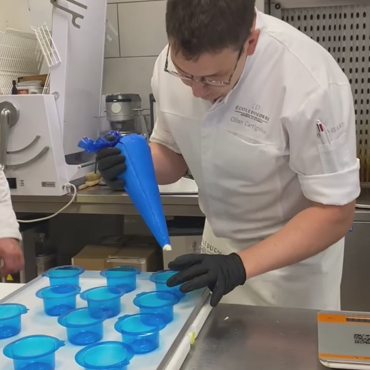Moule à entremets - Rond bords arrondis avec nid individuel solo H40 Ø65