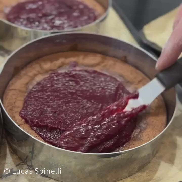 Moule à entremets - Rond bords arrondis H40 Ø200
